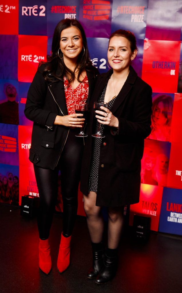 Jane Dundun and Edwina vanKuyk pictured at the RTE Choice Music Prize at Vicar Street, March 8th 2018. Picture by Andres Poveda