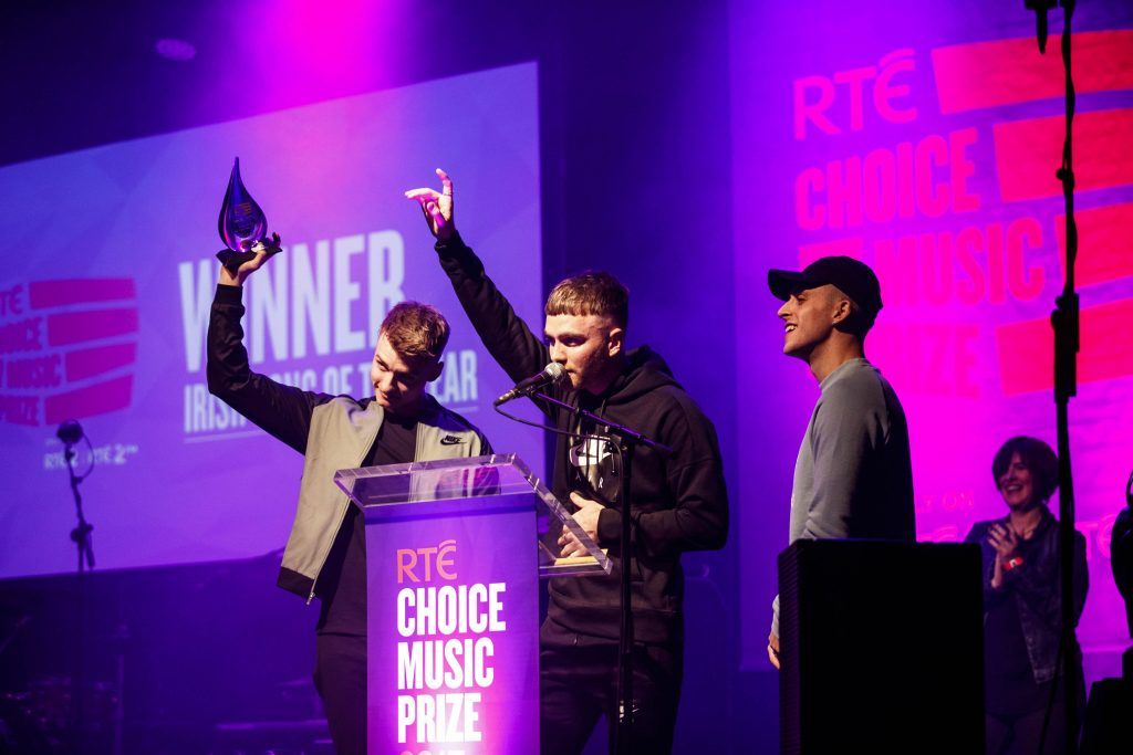 Chasing Abbey, Song of the Year winners pictured at the RTE Choice Music Prize at Vicar Street, March 8th 2018. Picture by Andres Poveda