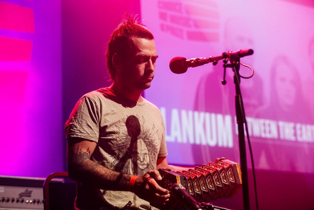 Lankum pictured performing at the RTE Choice Music Prize at Vicar Street, March 8th 2018. Picture by Andres Poveda