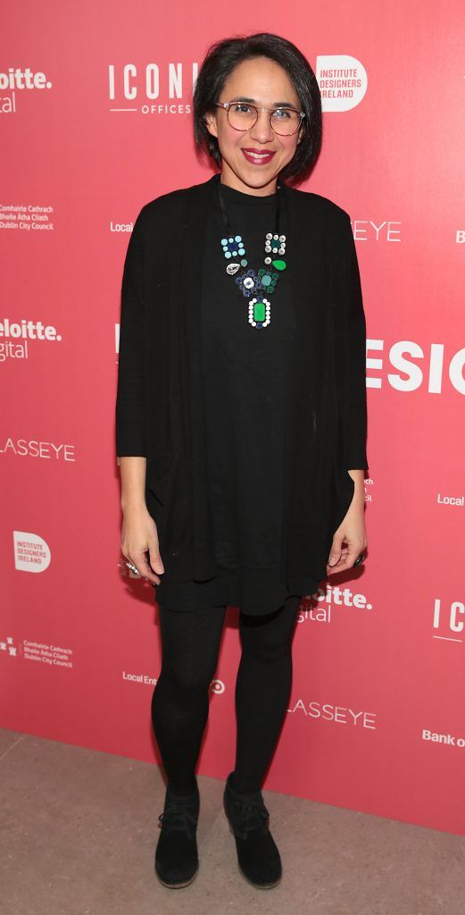 Adrienne Quintero at the IDI Why Design launch at the Greenway Building in Stephens Green, Dublin. Photo: Brian McEvoy