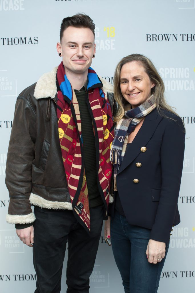 Debbie O’Donnell & Azzy O’Connor at the Brown Thomas x MFI Magazine Spring 2018 showcase of the luxury store's exclusive new menswear collections on Friday 9th March. Photo: Anthony Woods