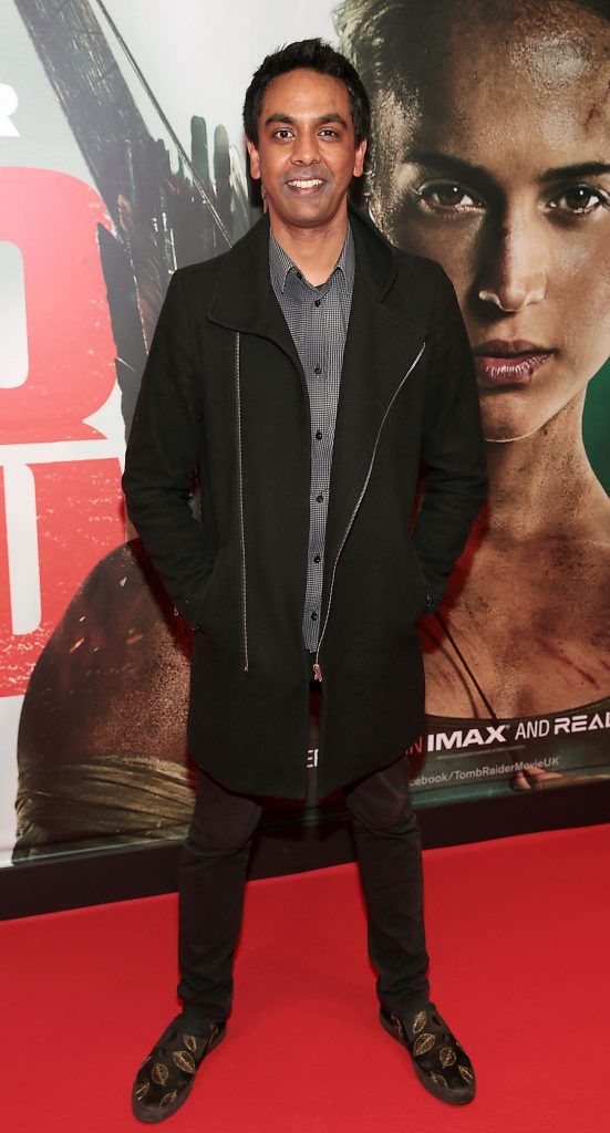 Clint Drieberg pictured at the Irish premiere screening of Tomb Raider at Cineworld, Dublin. Picture by Brian McEvoy