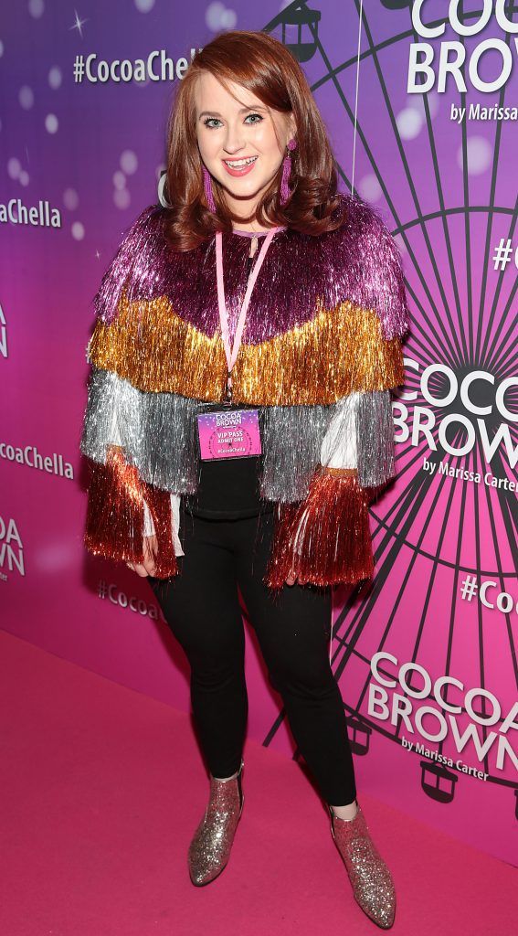 Kate Kelly at the Cocoa Brown Tan Cocoachella Party to celebrate the launch of their new limited edition festival one hour tan bottle. Photo: Brian McEvoy
