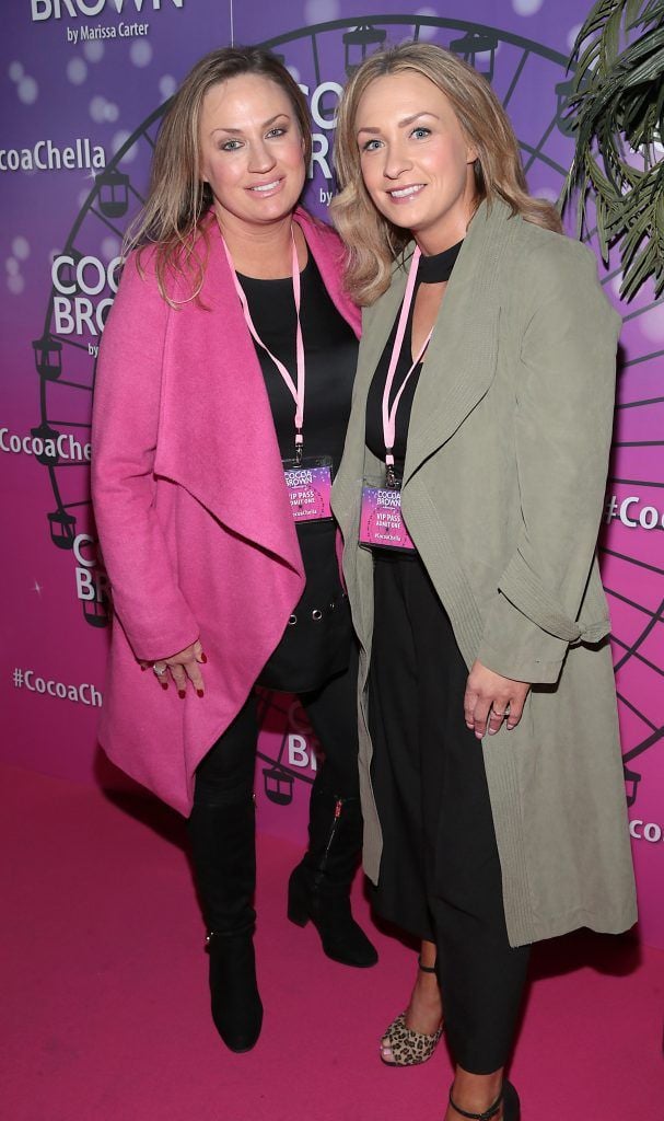 Ger Walsh and Luise Gilchrest at the Cocoa Brown Tan Cocoachella Party to celebrate the launch of their new limited edition festival one hour tan bottle. Photo: Brian McEvoy