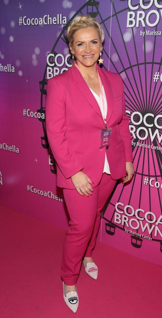 Melanie Morris at the Cocoa Brown Tan Cocoachella Party to celebrate the launch of their new limited edition festival one hour tan bottle. Photo: Brian McEvoy