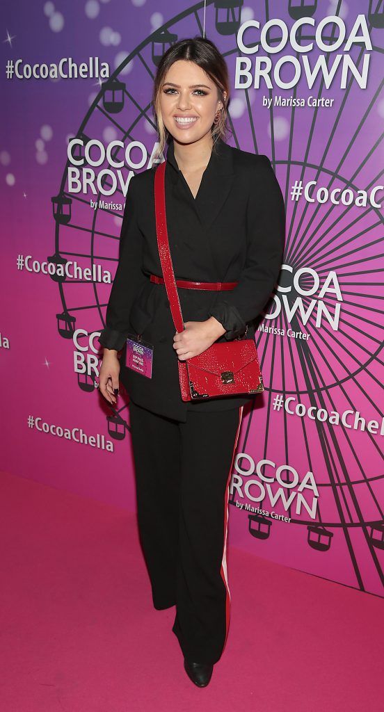 Bonnie Ryan at the Cocoa Brown Tan Cocoachella Party to celebrate the launch of their new limited edition festival one hour tan bottle. Photo: Brian McEvoy