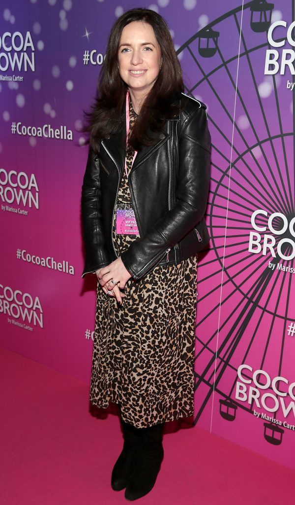 Ramona Nicholas at the Cocoa Brown Tan Cocoachella Party to celebrate the launch of their new limited edition festival one hour tan bottle. Photo: Brian McEvoy