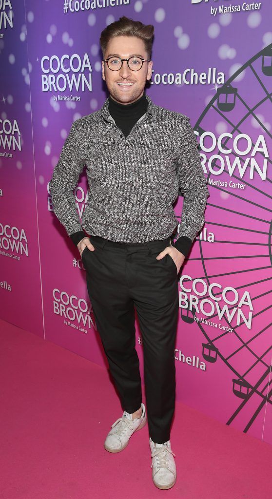 Rob Kenny at the Cocoa Brown Tan Cocoachella Party to celebrate the launch of their new limited edition festival one hour tan bottle. Photo: Brian McEvoy