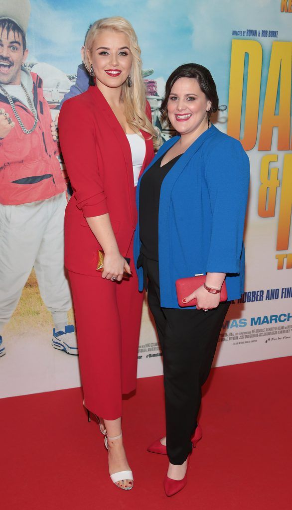 Rebecca Grimes and Eimear Morrissey at the Audi Dublin International Film Festival Irish premiere screening of Damo and Ivor: The Movie at ODEON Point Village, Dublin. Photo: Brian McEvoy