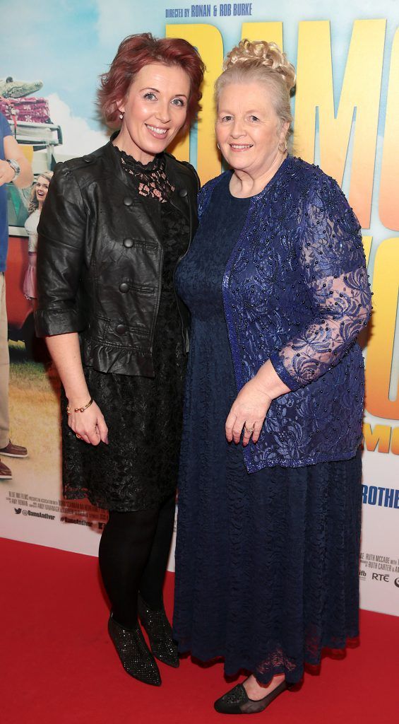 Vikki Grimes and Beverley Grimes at the Audi Dublin International Film Festival Irish premiere screening of Damo and Ivor: The Movie at ODEON Point Village, Dublin. Photo: Brian McEvoy