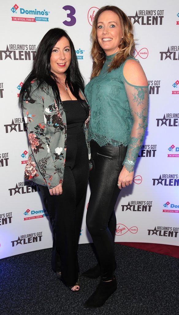 Audrey Ryan and Gill Madden pictured at Ireland's Got Talent Live Shows (TV3) at The Helix Theatre, Dublin. Photo: Brian McEvoy Photography