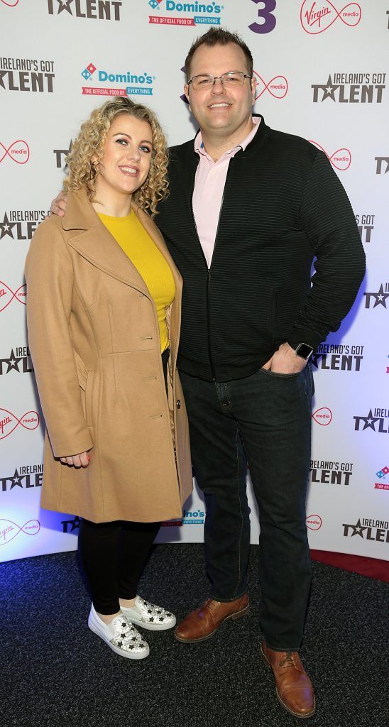 Jane Purtill and David Church pictured at Ireland's Got Talent Live Shows (TV3) at The Helix Theatre, Dublin. Photo: Brian McEvoy Photography