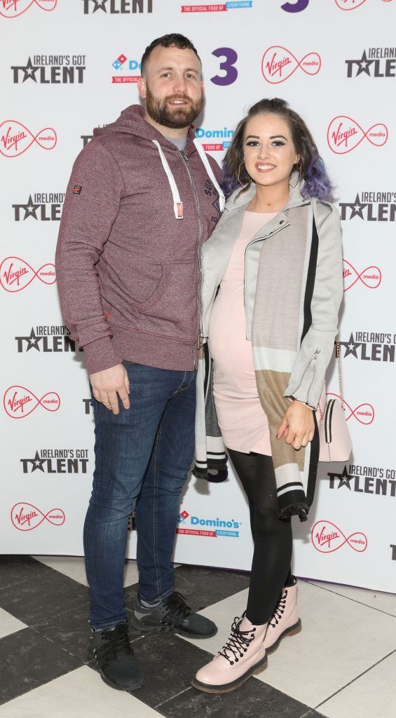 Declan Browning and Emma Comerford pictured at Ireland's Got Talent Live Shows (TV3) at The Helix Theatre, Dublin. Photo: Brian McEvoy Photography