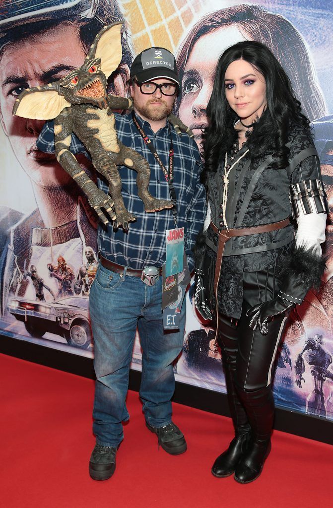 Jason Flood and Kim McKeand pictured at the special preview screening of Ready Player One at Cineworld, Dublin. Photo by Brian McEvoy
