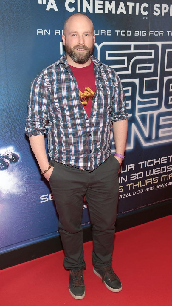 Simon Murphy pictured at the special preview screening of Ready Player One at Cineworld, Dublin. Photo by Brian McEvoy