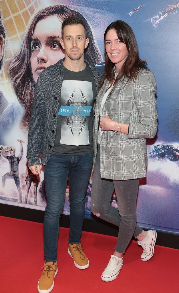 Luke O Faolainn and Sandra Kirrane pictured at the special preview screening of Ready Player One at Cineworld, Dublin. Photo by Brian McEvoy