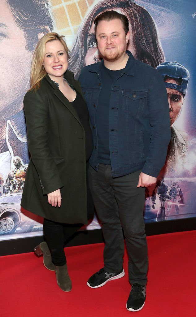 Charlene Gleeson and Glen Barry pictured at the special preview screening of Ready Player One at Cineworld, Dublin. Photo by Brian McEvoy