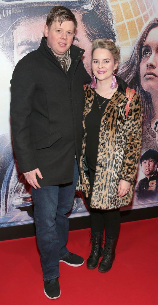 Ian Buckley and Emma Hudson pictured at the special preview screening of Ready Player One at Cineworld, Dublin. Photo by Brian McEvoy