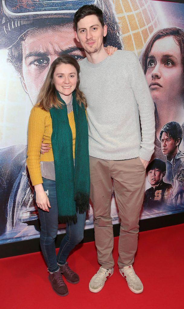 Aisling Mahon and Aidyn Quigley pictured at the special preview screening of Ready Player One at Cineworld, Dublin. Photo by Brian McEvoy