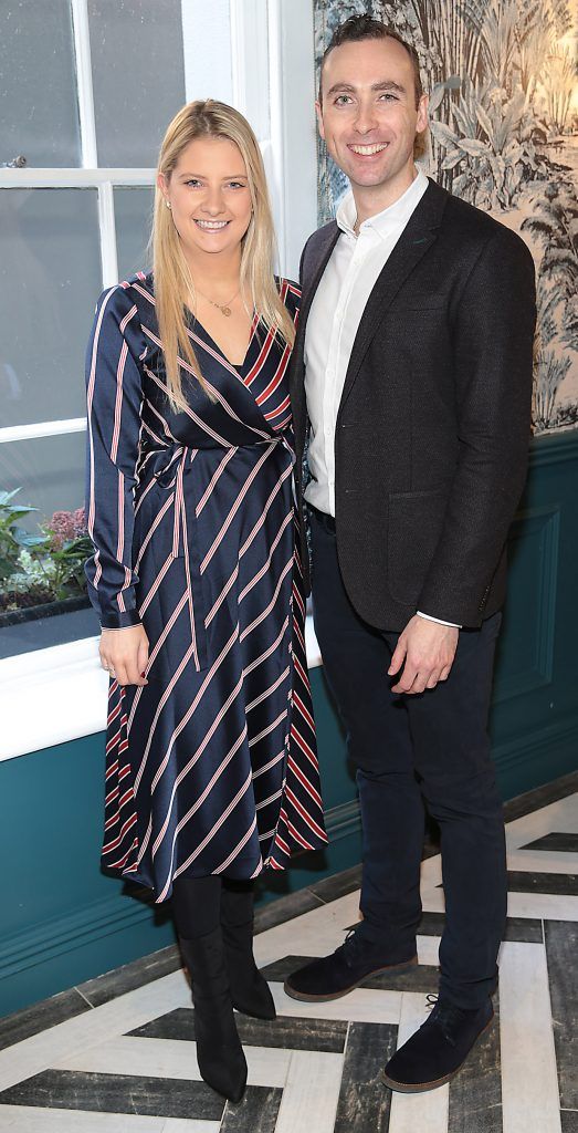 Ciara Swan and David O Brien pictured at the La Roche-Posay Baby Skincare Masterclass in the Iveagh Garden Hotel in Dublin. Photo: Brian McEvoy