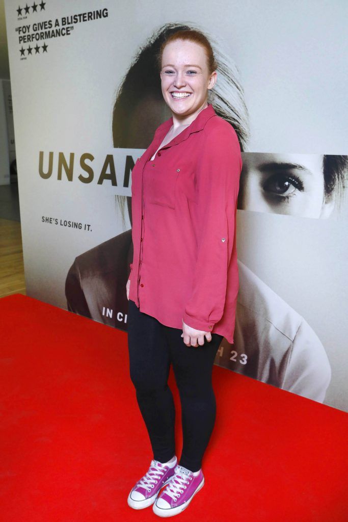 Louise Ahern  pictured at the special preview screening of the film Unsane at the Lighthouse Cinema,Dublin.
Pic Brian McEvoy Photography
No Repro fee