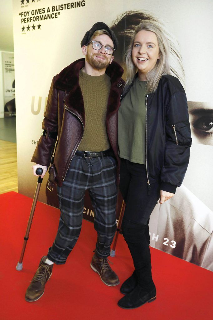 Paddy Smyth and Anna Hoban at the special preview screening of Unsane at the Lighthouse Cinema, Dublin. Photo: Brian McEvoy Photography