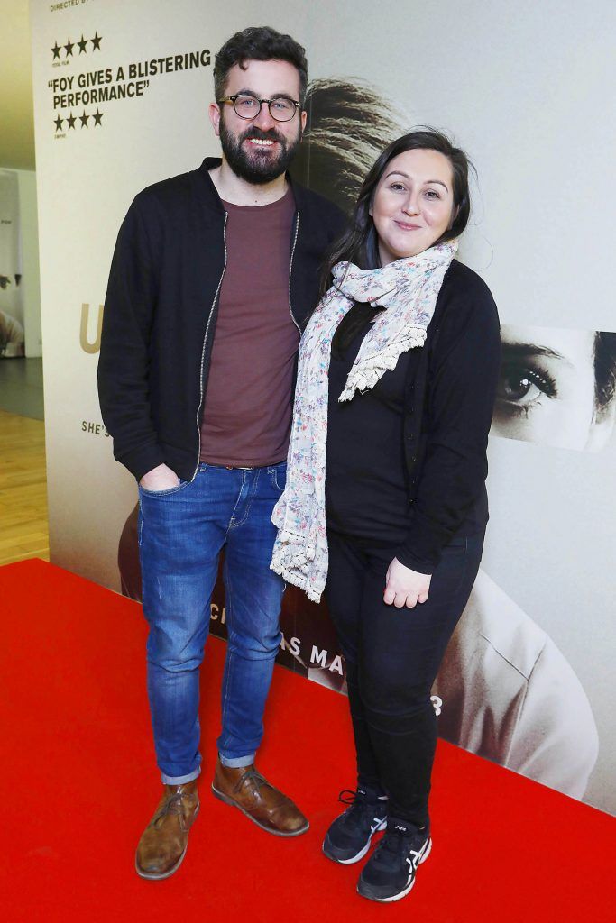 Laura Denning and Patrick Kavanagh at the special preview screening of Unsane at the Lighthouse Cinema, Dublin. Photo: Brian McEvoy Photography