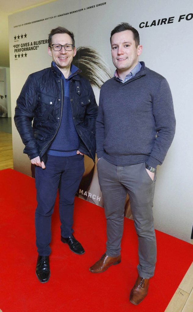 Ian Mulvaney and Richard McElwee at the special preview screening of Unsane at the Lighthouse Cinema, Dublin. Photo: Brian McEvoy Photography