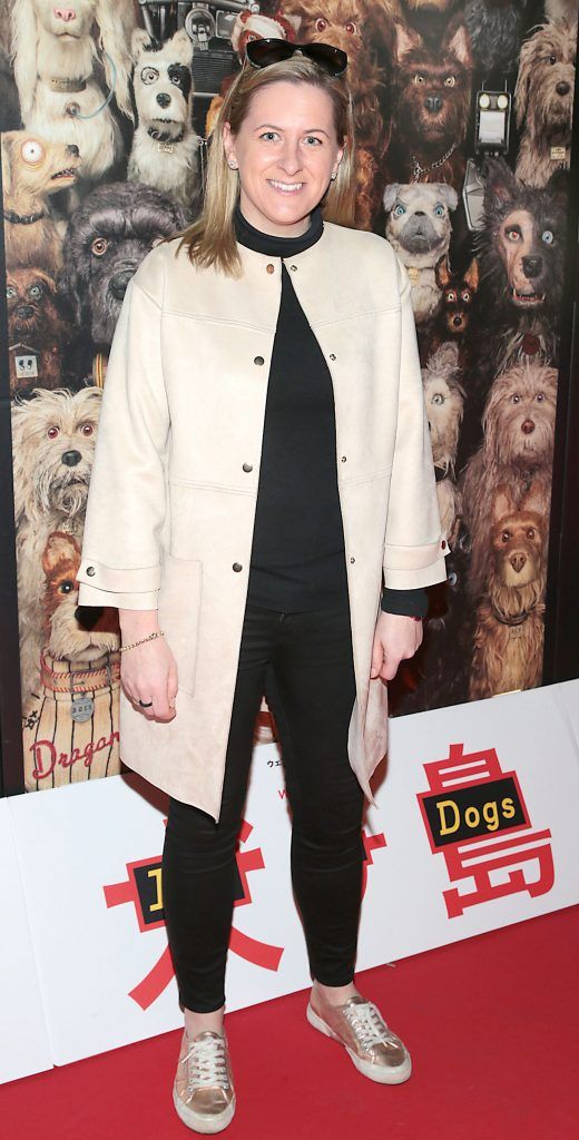 Samantha Burrows at the special preview screening of Isle of Dogs at the Lighthouse Cinema, Dublin. Photo by Brian McEvoy