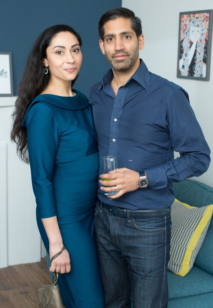 Anil & Anjali Khera pictured at the launch of Ireland’s first Curated Community & Interior Designed Co-Living Property Node Dublin. Photo: Anthony Woods