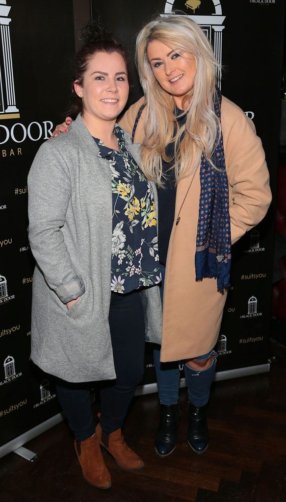 Lynn Reilly and Aisling Woods Larkin pictured celebrating the fifth birthday of The Black Door Piano Bar in Harcourt Street, Dublin. Photo by Brian McEvoy