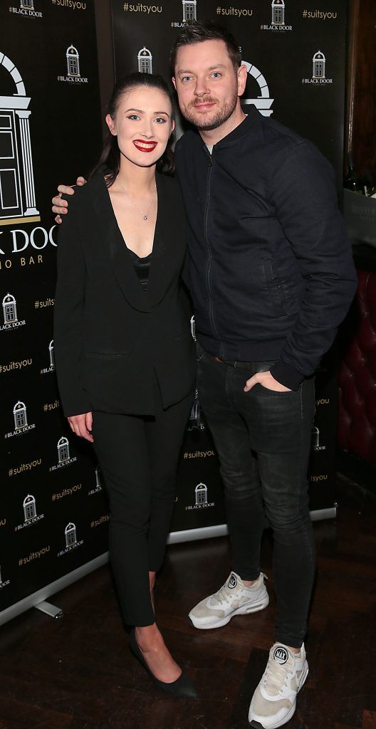 Anita McCague and Shane Gillen pictured celebrating the fifth birthday of The Black Door Piano Bar in Harcourt Street, Dublin. Photo by Brian McEvoy