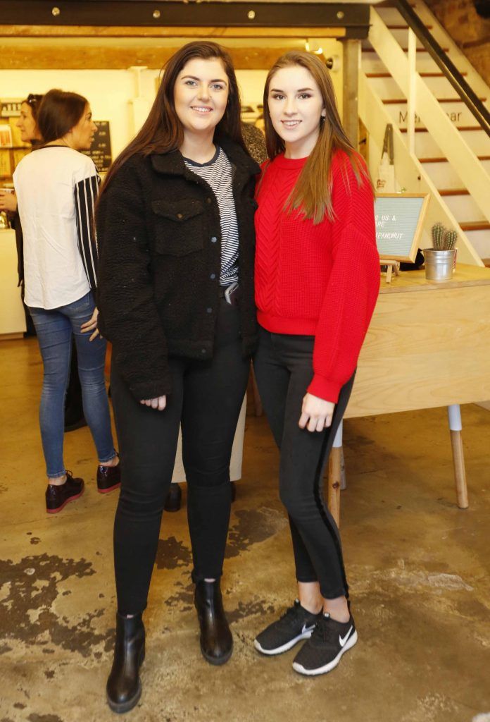 Suzanne Ward and Ellen O'Dwyer at the launch of Pip & Nut's pop up toast bar (23rd March 2018). Photo: Sasko Lazarov/Photocall Ireland
