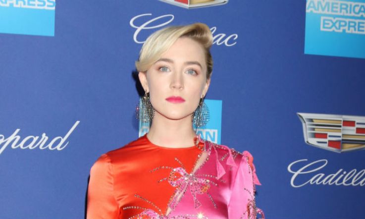 Try Saoirse Ronan's bright pink lipstick look the purse-friendly way