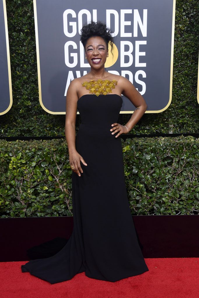 BEVERLY HILLS, CA - JANUARY 07:  Actor Samira Wiley attends The 75th Annual Golden Globe Awards at The Beverly Hilton Hotel on January 7, 2018 in Beverly Hills, California.  (Photo by Frazer Harrison/Getty Images)