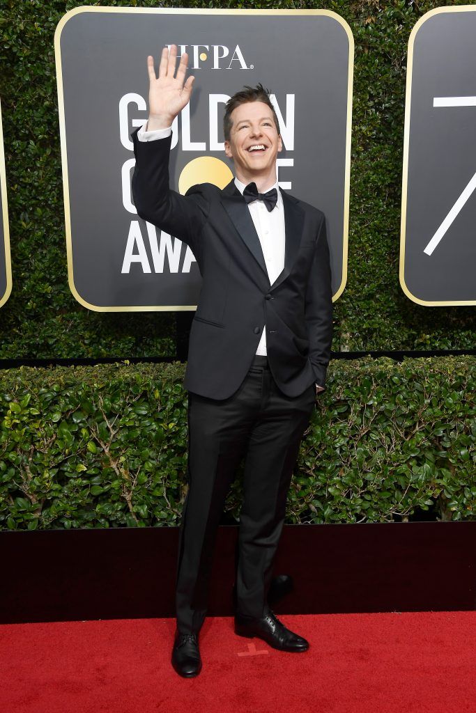 BEVERLY HILLS, CA - JANUARY 07:  Actor Sean Hayes attends The 75th Annual Golden Globe Awards at The Beverly Hilton Hotel on January 7, 2018 in Beverly Hills, California.  (Photo by Frazer Harrison/Getty Images)