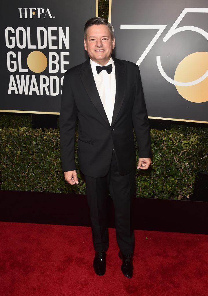 BEVERLY HILLS, CA - JANUARY 07:  Netflix Chief Content Officer Ted Sarandos attends The 75th Annual Golden Globe Awards at The Beverly Hilton Hotel on January 7, 2018 in Beverly Hills, California.  (Photo by Alberto E. Rodriguez/Getty Images)