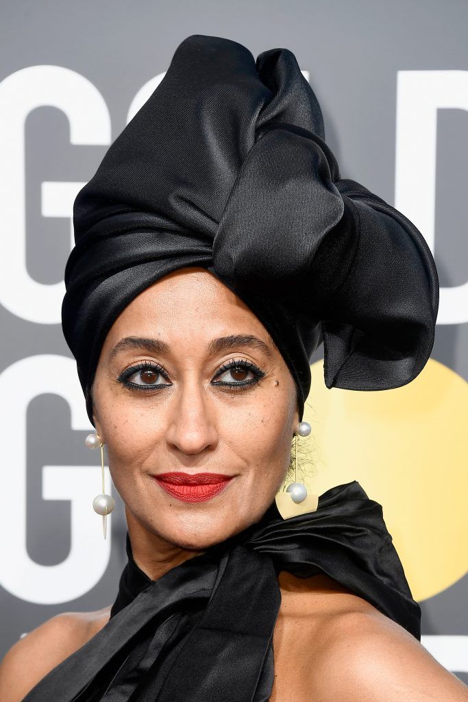 BEVERLY HILLS, CA - JANUARY 07: Tracee Ellis Ross attends The 75th Annual Golden Globe Awards at The Beverly Hilton Hotel on January 7, 2018 in Beverly Hills, California.  (Photo by Frazer Harrison/Getty Images)