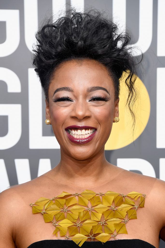 BEVERLY HILLS, CA - JANUARY 07:  Samira Wiley attends The 75th Annual Golden Globe Awards at The Beverly Hilton Hotel on January 7, 2018 in Beverly Hills, California.  (Photo by Frazer Harrison/Getty Images)
