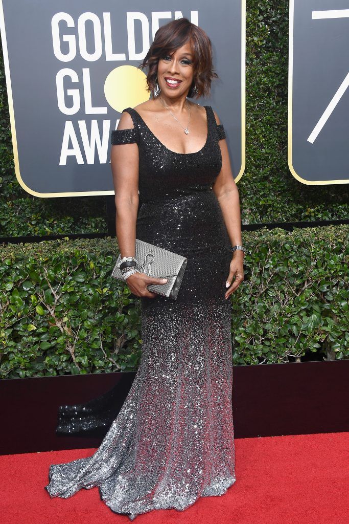 BEVERLY HILLS, CA - JANUARY 07:  TV personality Gayle King attends The 75th Annual Golden Globe Awards at The Beverly Hilton Hotel on January 7, 2018 in Beverly Hills, California.  (Photo by Frazer Harrison/Getty Images)