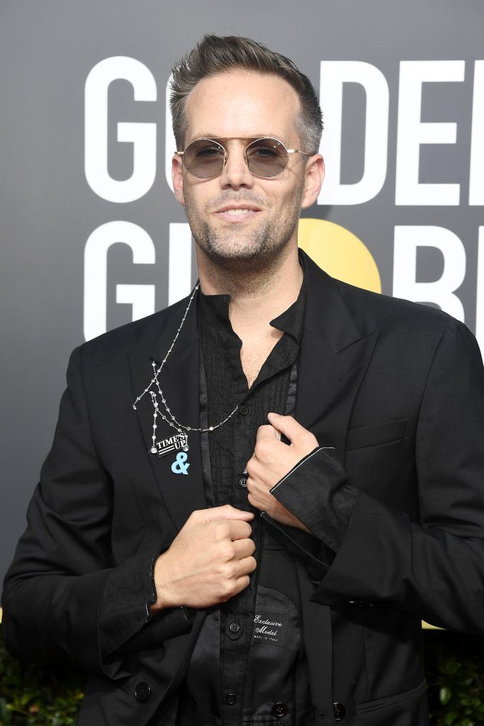 BEVERLY HILLS, CA - JANUARY 07:  Musician Justin Tranter attends The 75th Annual Golden Globe Awards at The Beverly Hilton Hotel on January 7, 2018 in Beverly Hills, California.  (Photo by Frazer Harrison/Getty Images)