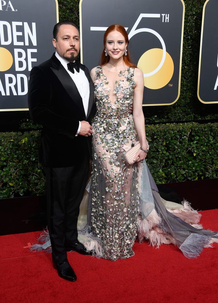 klemBEVERLY HILLS, CA - JANUARY 07:  Klemens Hallmann (L) and model Barbara Meier attends The 75th Annual Golden Globe Awards at The Beverly Hilton Hotel on January 7, 2018 in Beverly Hills, California.  (Photo by Frazer Harrison/Getty Images)