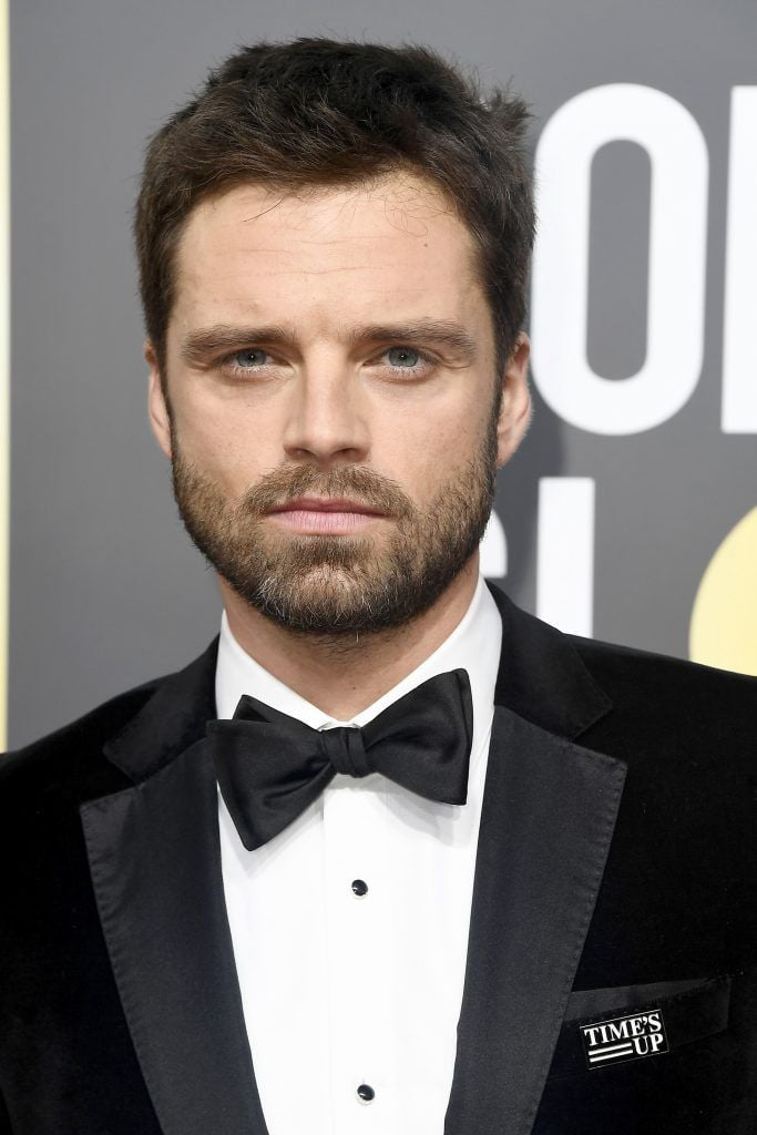 BEVERLY HILLS, CA - JANUARY 07:  Actor Sebastian Stan attends The 75th Annual Golden Globe Awards at The Beverly Hilton Hotel on January 7, 2018 in Beverly Hills, California.  (Photo by Frazer Harrison/Getty Images)