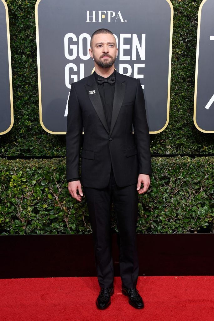 BEVERLY HILLS, CA - JANUARY 07:  Justin Timberlake attends The 75th Annual Golden Globe Awards at The Beverly Hilton Hotel on January 7, 2018 in Beverly Hills, California.  (Photo by Frazer Harrison/Getty Images)