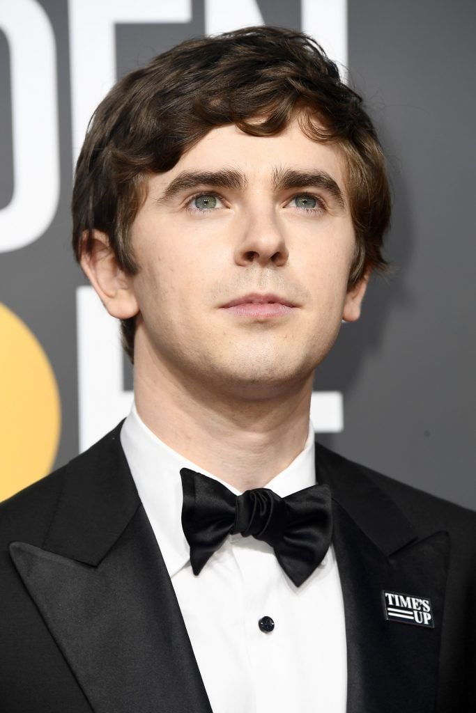 BEVERLY HILLS, CA - JANUARY 07:  Actor Freddie Highmore attends The 75th Annual Golden Globe Awards at The Beverly Hilton Hotel on January 7, 2018 in Beverly Hills, California.  (Photo by Frazer Harrison/Getty Images)