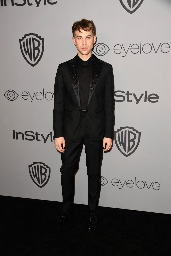 Actor Tommy Dorfman attends 19th Annual Post-Golden Globes Party hosted by Warner Bros. Pictures and InStyle at The Beverly Hilton Hotel on January 7, 2018 in Beverly Hills, California.  (Photo by Frazer Harrison/Getty Images)