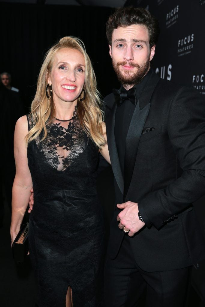 Sam Taylor-Johnson and Aaron Taylor-Johnson attend Focus Features Golden Globe Awards After Party on January 7, 2018 in Beverly Hills, California.  (Photo by Rich Fury/Getty Images)