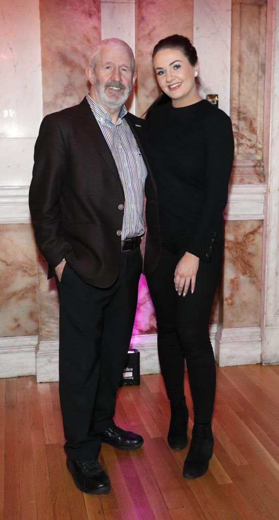 Kieran Hanrahan and Holly Hughes pictured at the launch of TradFest 2018 at the Department of Foreign Affairs, Dublin. Photo: Brian McEvoy Photography