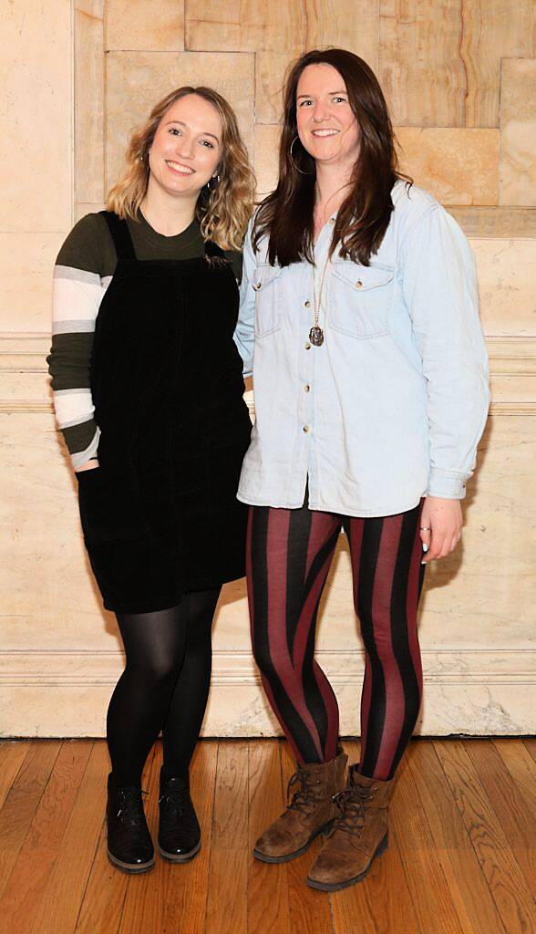 Louise Osborne and Gillian Caldwell pictured at the launch of TradFest 2018 at the Department of Foreign Affairs, Dublin. Photo: Brian McEvoy Photography