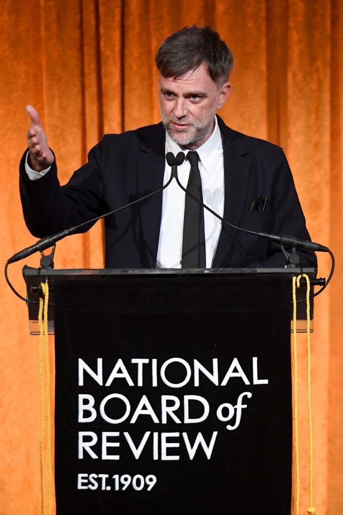 Paul Thomas Anderson accepts the Best Original Screenplay award during the National Board of Review Annual Awards Gala at Cipriani 42nd Street on January 9, 2018 in New York City.  (Photo by Dimitrios Kambouris/Getty Images for National Board of Review)